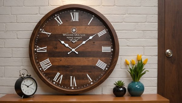 Horloge murale en bois : l'élégance au cœur de votre déco